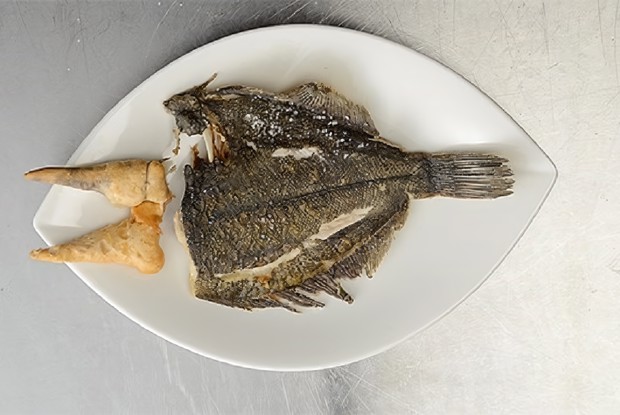 Жареная камбала