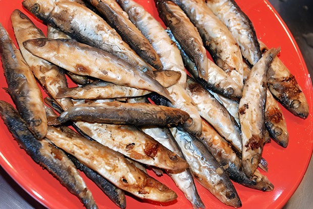 Жареная килька