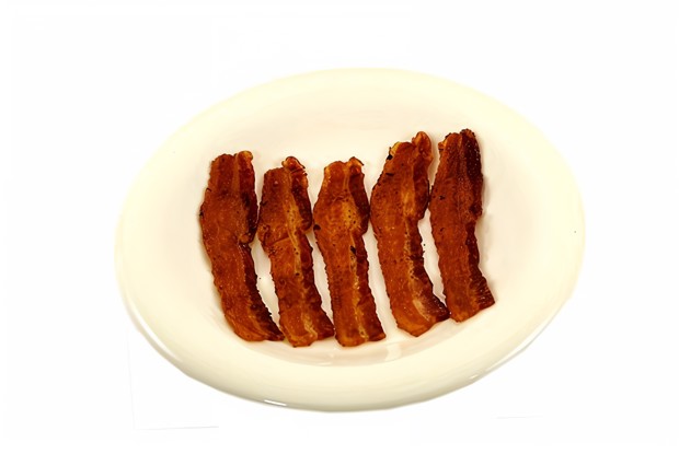 Жареная копченая ветчина