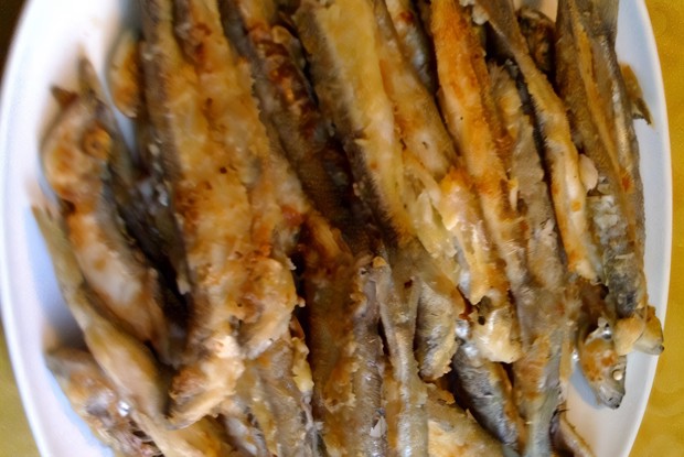 Жареная корюшка «Питерская весна»