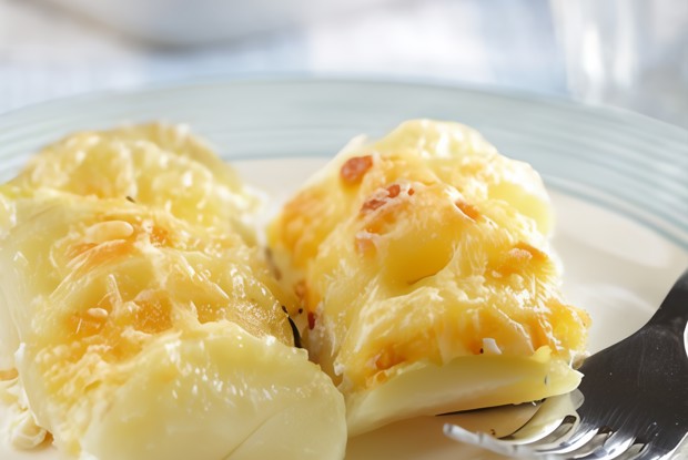 Жареная репа с пармезаном