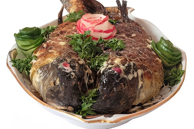 Жареная щука