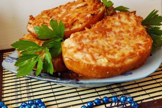 Жареные бутерброды с картошкой