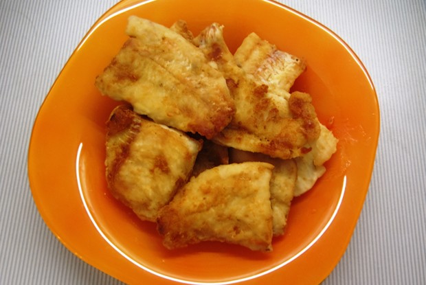 Жареные стейки из хека