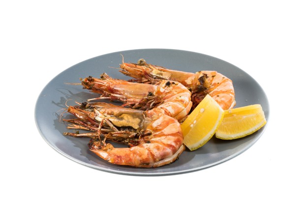 Жареные тигровые креветки