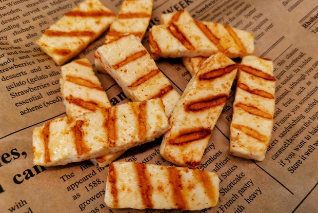 Жареный халуми