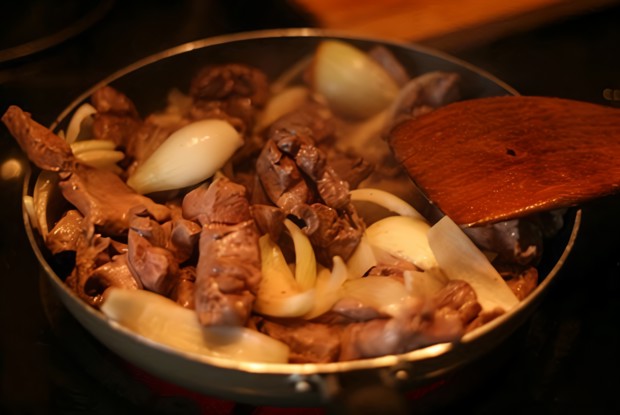 Жаркое из бараньего сердца