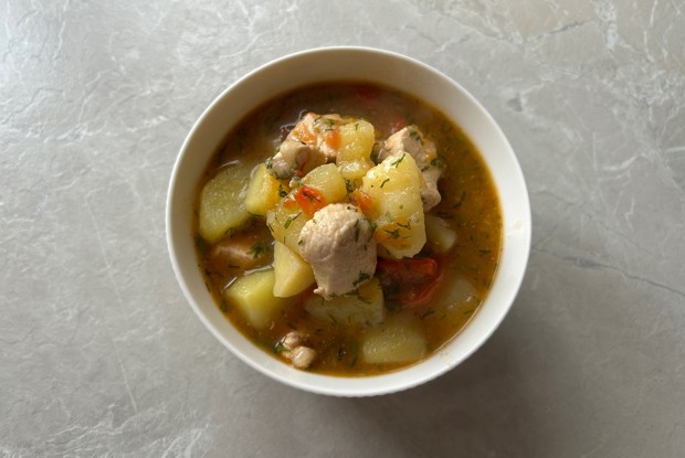 Жаркое с курицей