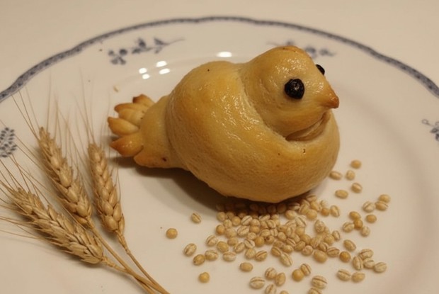 Жаворонки с шоколадом и бананом