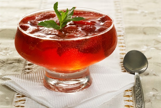 Желе из ягодного варенья