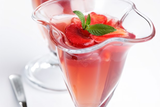 Желе из шампанского