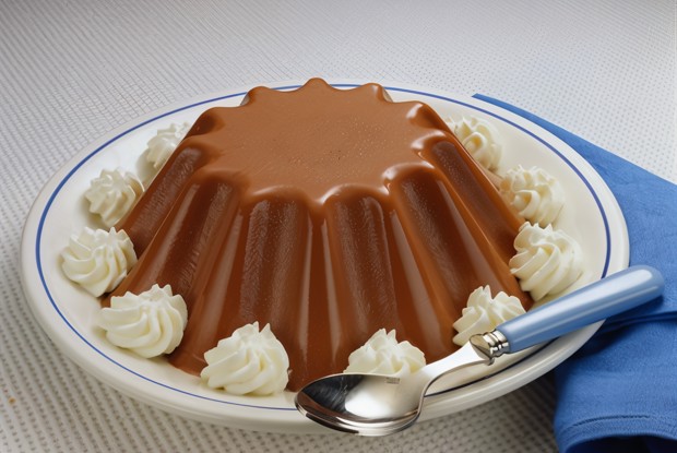 Желе молочное с шоколадом