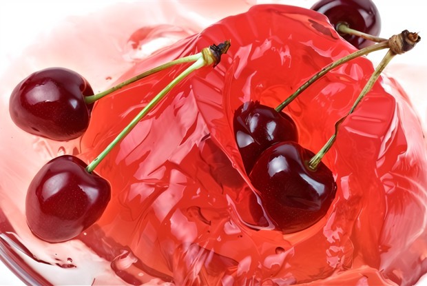 Желе с красным вином