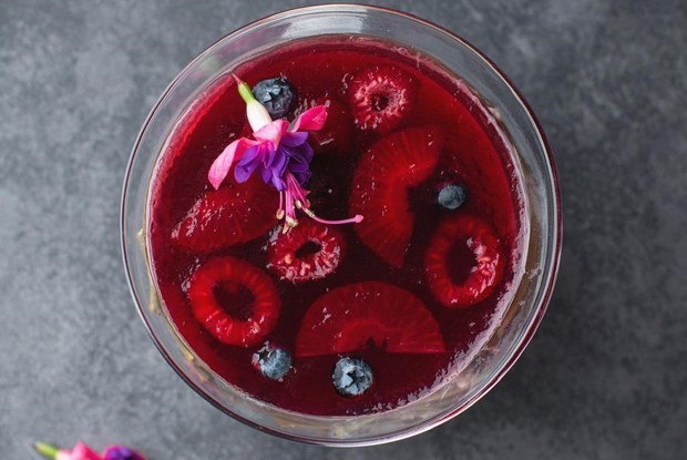 Желе с ягодами