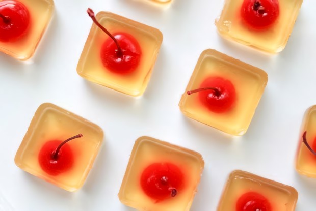 Желе-шоты с водкой и Redbull