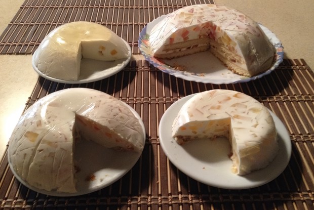 Желейный торт «Битое стекло»