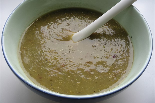 Желтый соус барбекю из томатилло