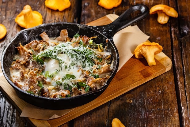 Жульен из лисичек