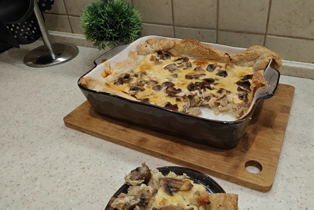 Жюльен в слоеном тесте