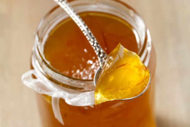 Золотистый лимонный мармелад