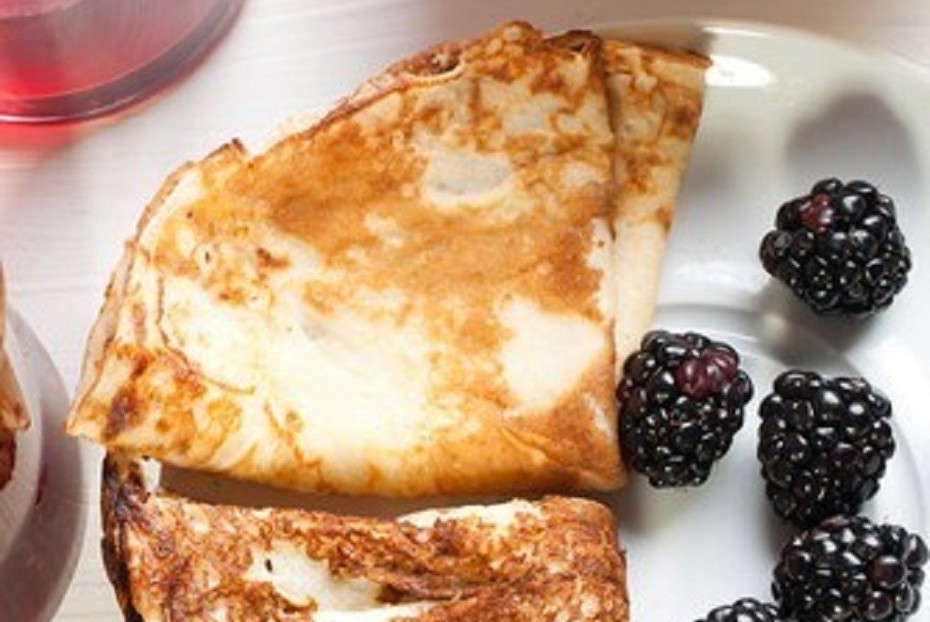 Фото рецепта Английские тонкие блины