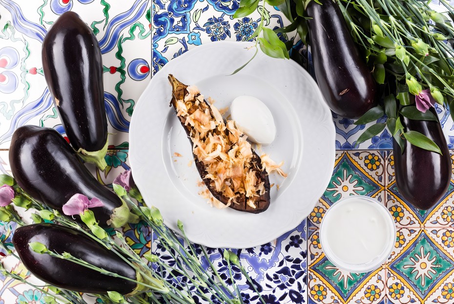 Фото рецепта Баклажан с бонито