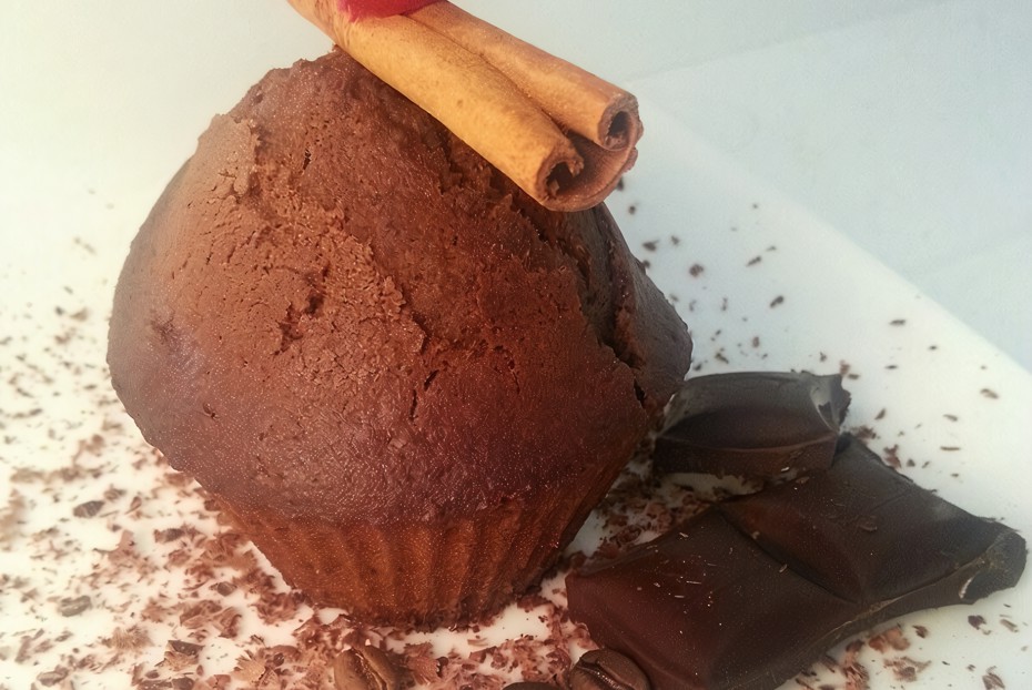 Фото рецепта Быстрые шоколадно-кофейные кексы