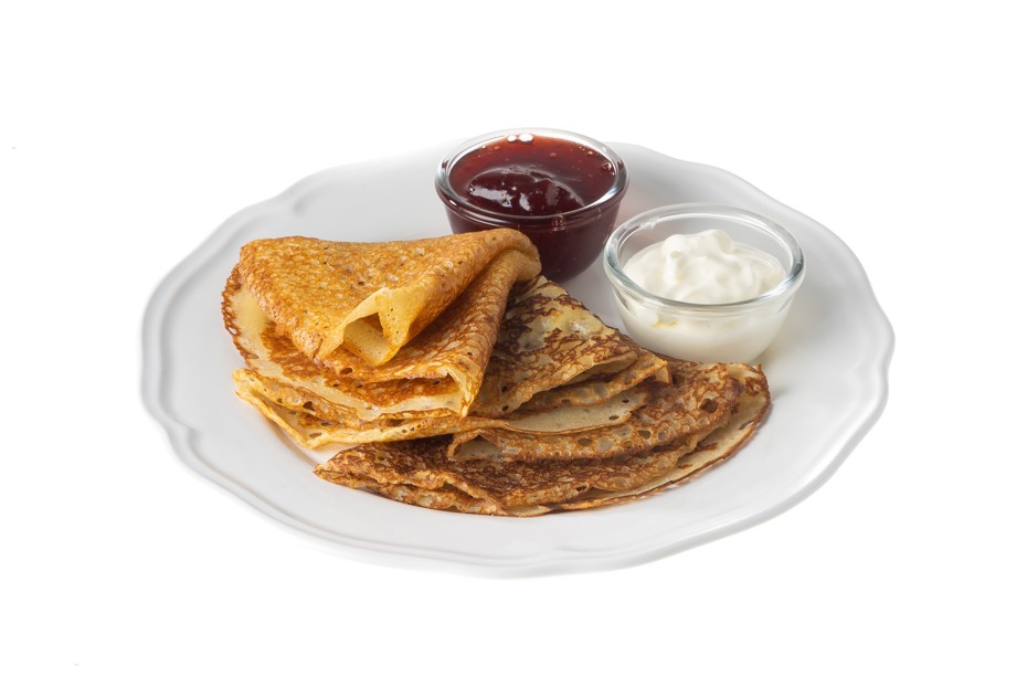 Фото рецепта Блинчики без яиц