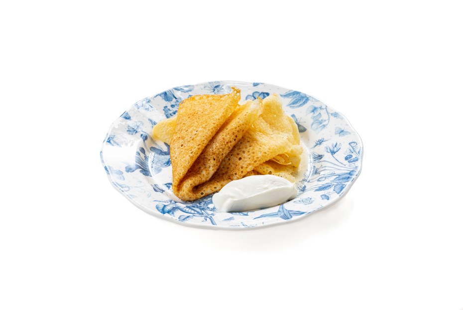 Фото рецепта Блины на кипятке