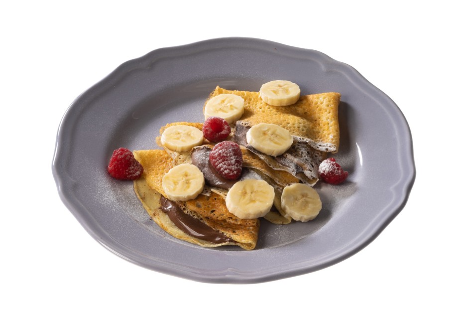 Фото рецепта Блины с нутеллой