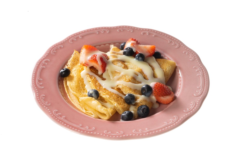 Фото рецепта Блины со сгущенкой