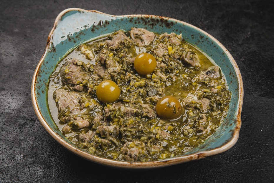 Фото рецепта Чакапули с зеленью