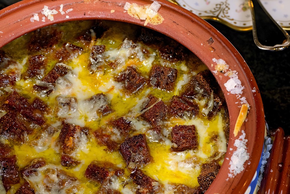 Фото рецепта Чаудер с бородинскими сухариками