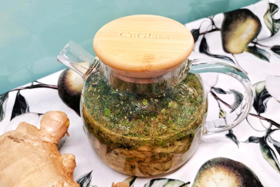 Фото рецепта Чай с имбирем