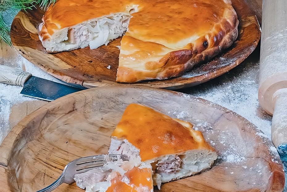 Фото рецепта Черинянь, или традиционный рыбный пирог коми-зырян