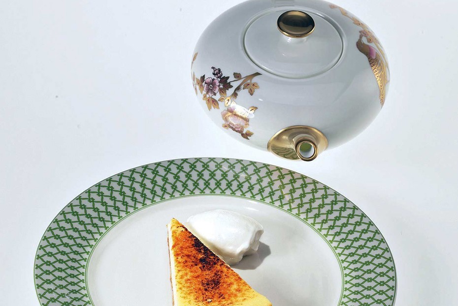 Фото рецепта Чизкейк с рикоттой и маскарпоне