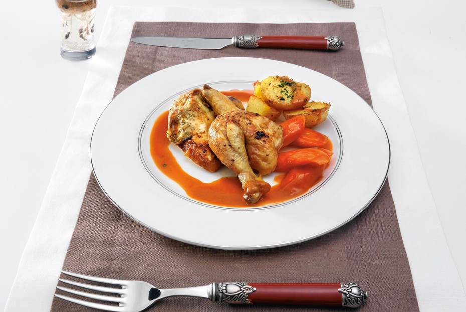 Фото рецепта Цыплята с маслом гремолата