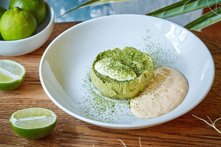 Фото рецепта Десерт «Матча-авокадо»