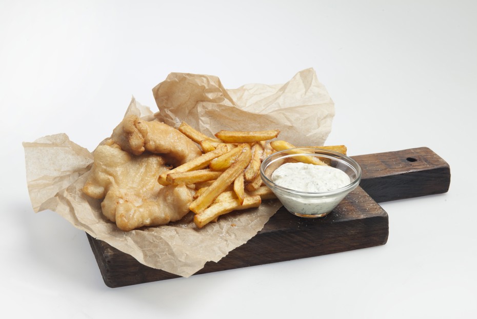 Фото рецепта Фиш-энд-чипс в пивном кляре