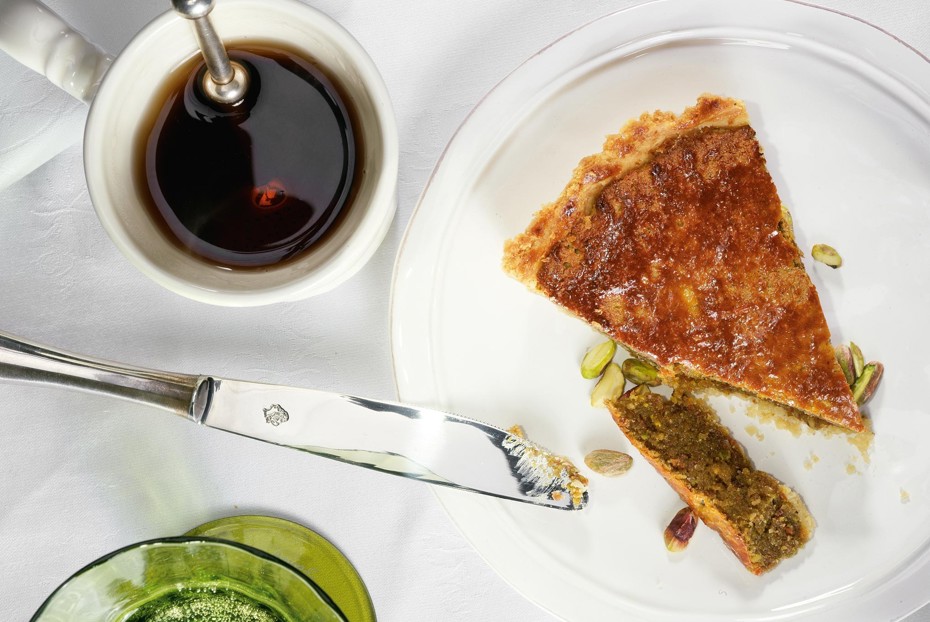 Фото рецепта Фисташково-миндальный тарт