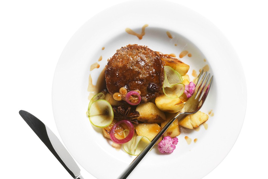 Фото рецепта Флан из телячьей печени