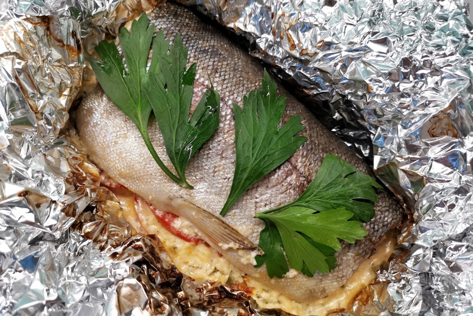 Фото рецепта Форель в духовке