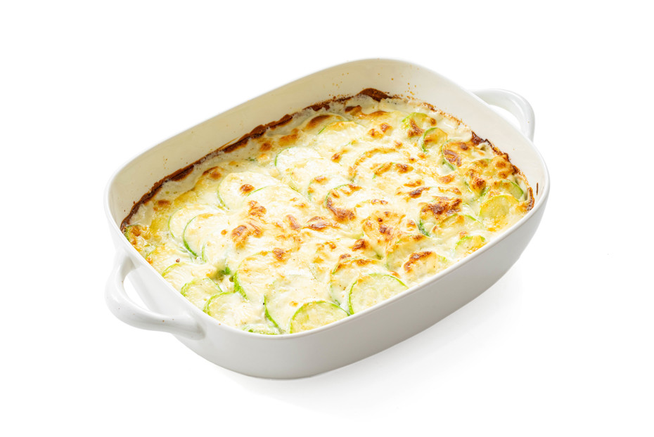 Фото рецепта Гратен из кабачков с сыром