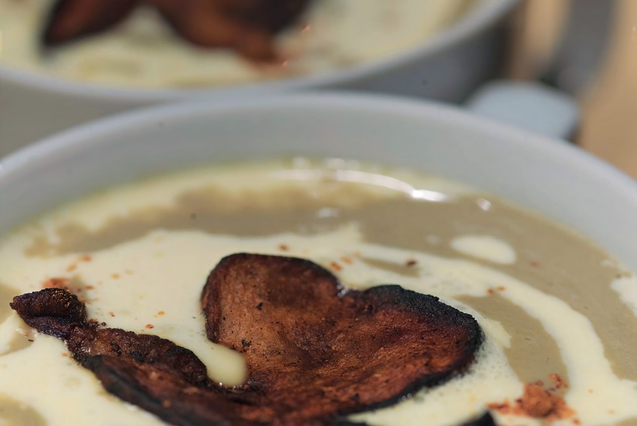 Фото рецепта Грибной капучино