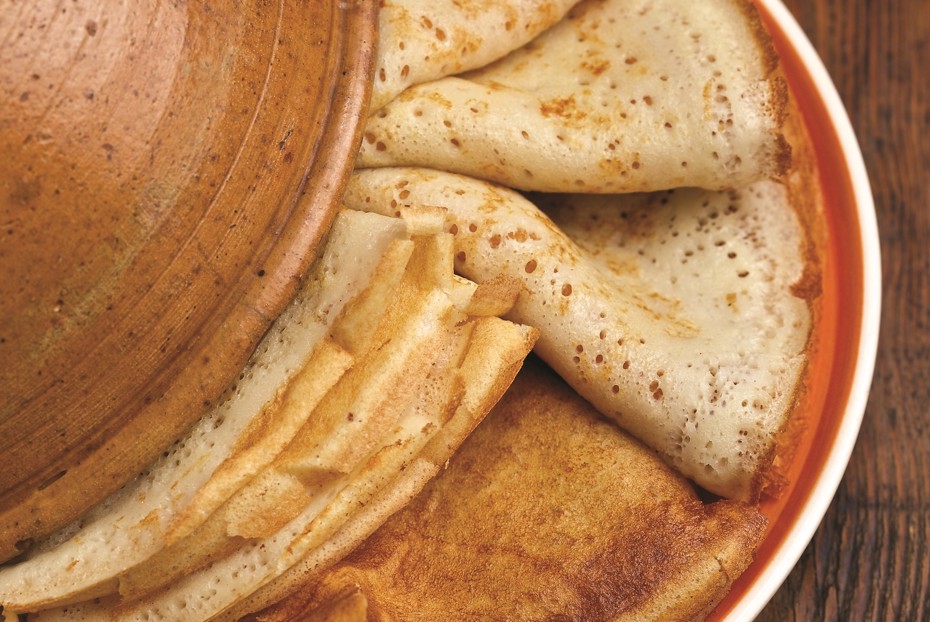 Фото рецепта Гурьевские скороспелые блины