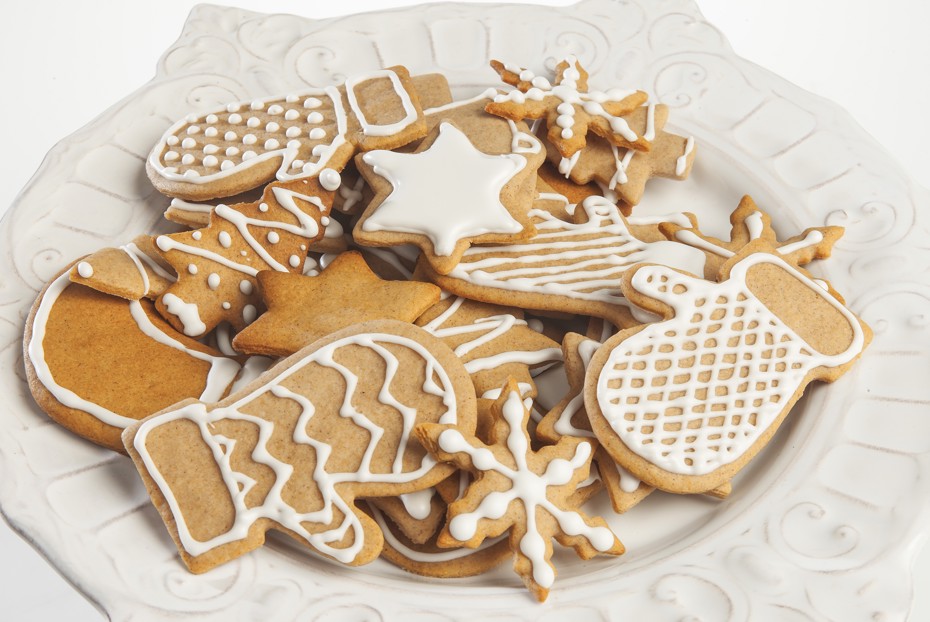 Фото рецепта Имбирное печенье с глазурью