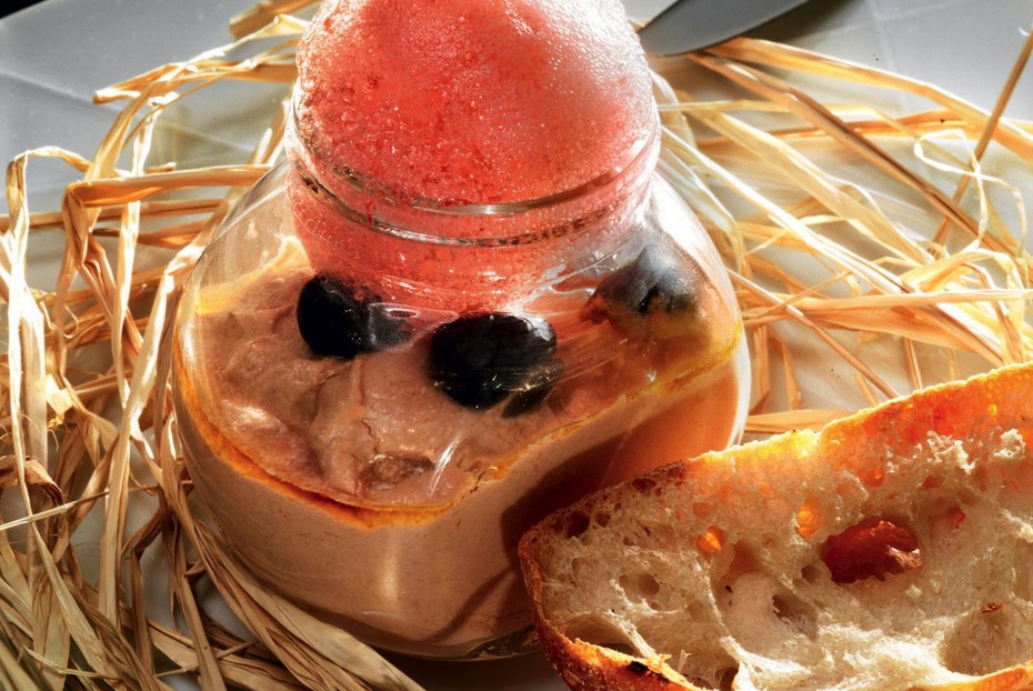 Фото рецепта Йогурт с фуа-гра