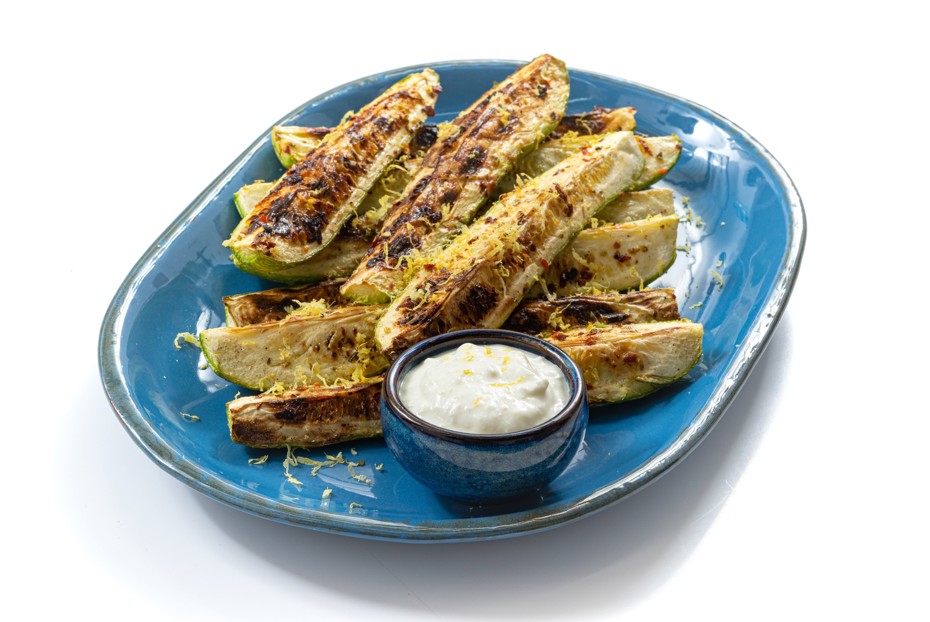 Фото рецепта Кабачки на мангале