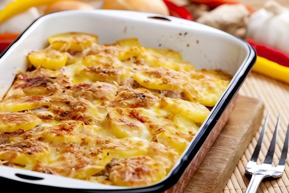 Фото рецепта Картошка в сливках