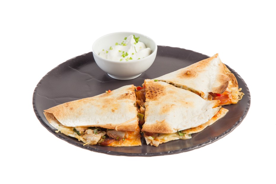Фото рецепта Кесадилья с курицей